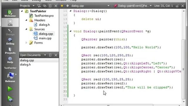 C++ Qt 79 Drawing Text and QTextDocument смотреть онлайн