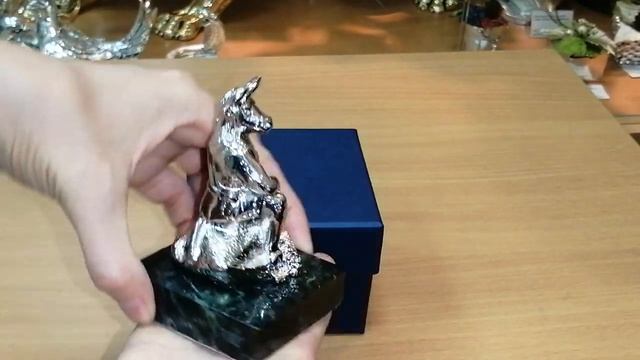 Статуэтка "Богатый Бык - символ 2021 года" с посеребрением смотреть онлайн