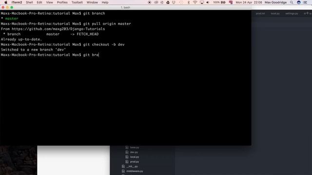How to Use the Master and Develop Branches | Git Flow (Git Basics) | Part 4 смотреть онлайн