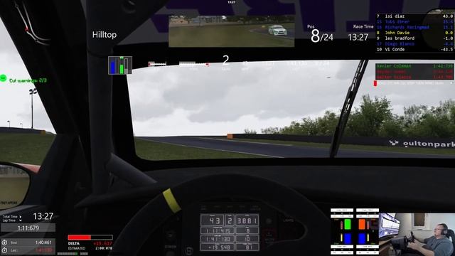Assetto Corsa LFM VRC Touring Car Oulton Park - Welcome to the bumps смотреть онлайн