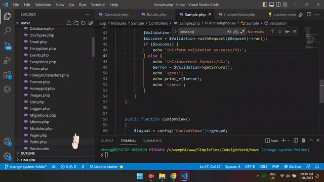 CodeIgniter 4 HMVC - How to move system folder to new location смотреть онлайн
