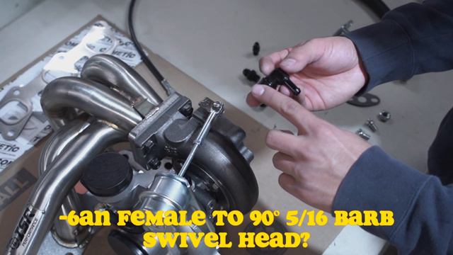 240SX ISR Turbo Kit install! Turbo/manifold + oil/water lines breakdown! смотреть онлайн