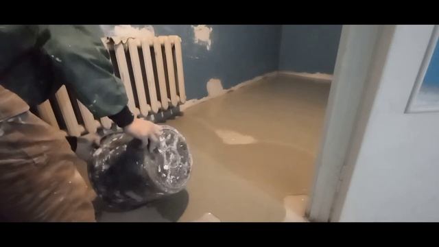 Как налить наливной пол и покрасить смотреть онлайн