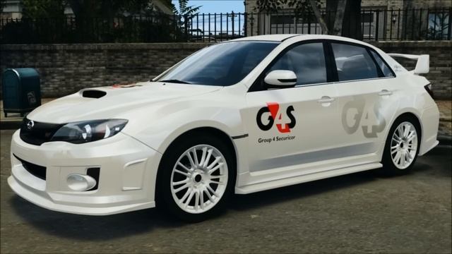 Subaru Impreza WRX STi 2011 G4S Estonia for GTA 4 смотреть онлайн