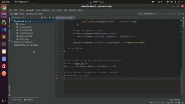 How to implement Google Calendar Api with Google Meet ||  PHP & Laravel