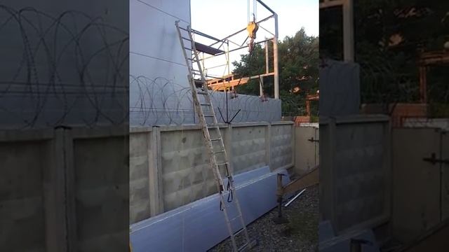 Сэндвич монтаж на гидравлике