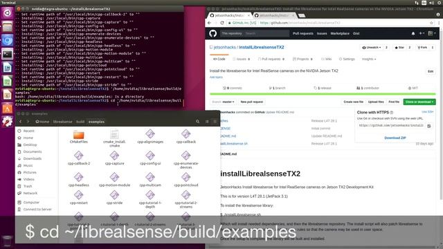 Intel RealSense Librealsense for NVIDIA Jetson TX Dev Kits смотреть онлайн