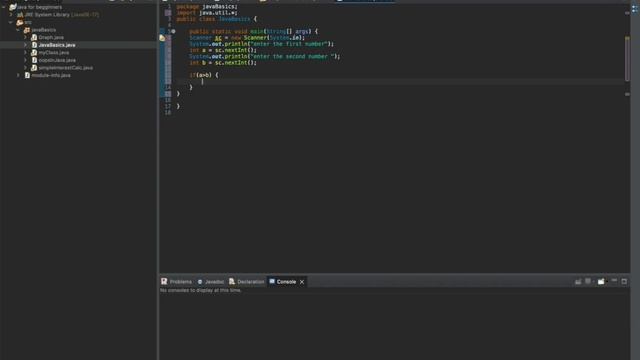 Java code | printing greater number | Java programming смотреть онлайн