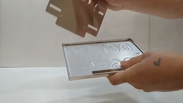 Рамка для номера мотоцикла из нержавеющей стали 190*145мм смотреть онлайн