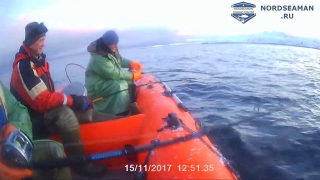 Баренцево море, рыбалка на треску ноябрь 2017 смотреть онлайн