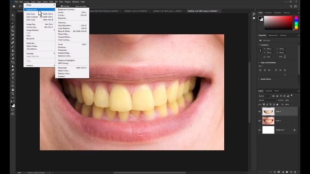 How to Whiten Teeth in Adobe Photoshop 2023 (Fast Tutorial) смотреть онлайн