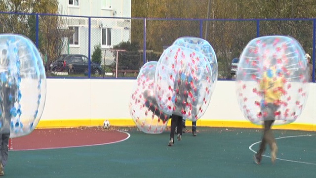 Бампербол. Новое спортивное увлечение жителей села Борисово смотреть онлайн