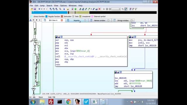 Analyzing Ransomware - Reversing a CryptoAPI Decrypter смотреть онлайн