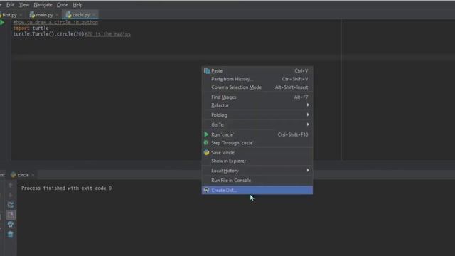 Python Turtle - Circle Tutorial смотреть онлайн