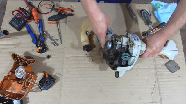 Ремонт мотокосы " Stihl FS-38 " смотреть онлайн