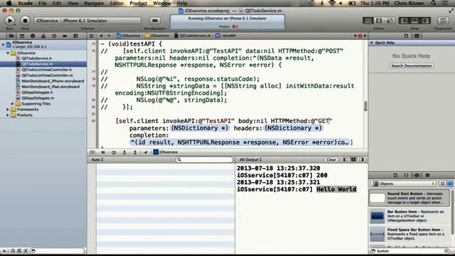Windows Azure Custom API, Script Source Control, and Shared Scripts with Mobile Services and iOS смотреть онлайн