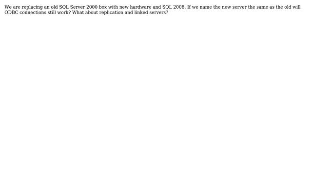 DevOps & SysAdmins: Replace SQL Server 2000 with 2008 same name смотреть онлайн