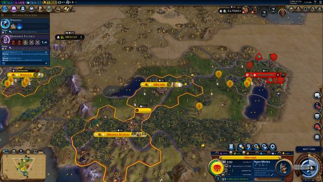 Civilization 6 Multiplayer Kongo - Getting double declared by two lame opponents смотреть онлайн