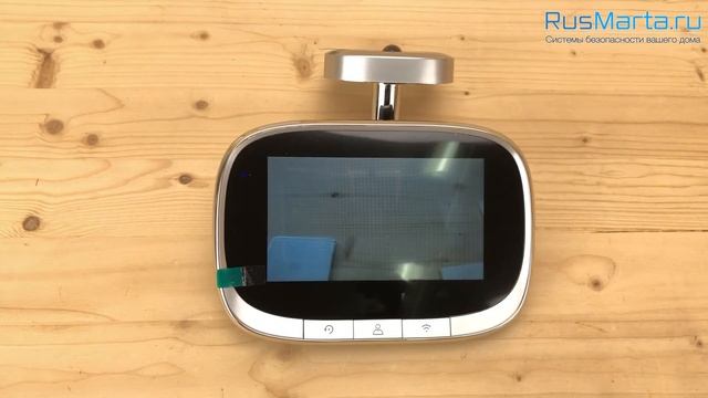 Беспроводной WiFi видеоглазок с датчиком движения, звонком и аккумулятором PS-W2 смотреть онлайн