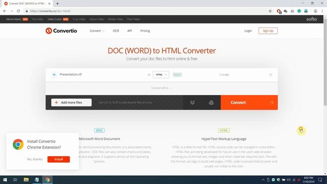 Word to HTML converter смотреть онлайн