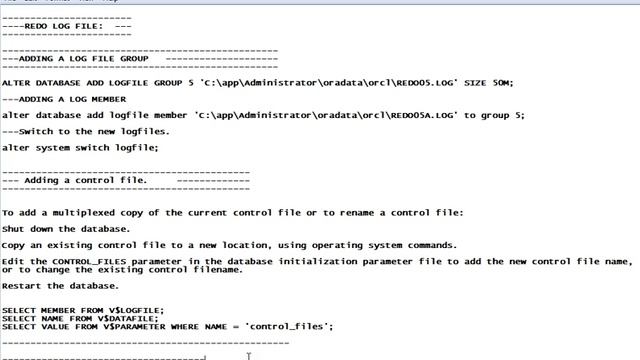 redo log and control file multiplexing смотреть онлайн