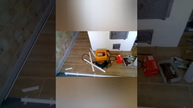 Плитка на деревянный пол!!! Плитка вокруг печи! смотреть онлайн