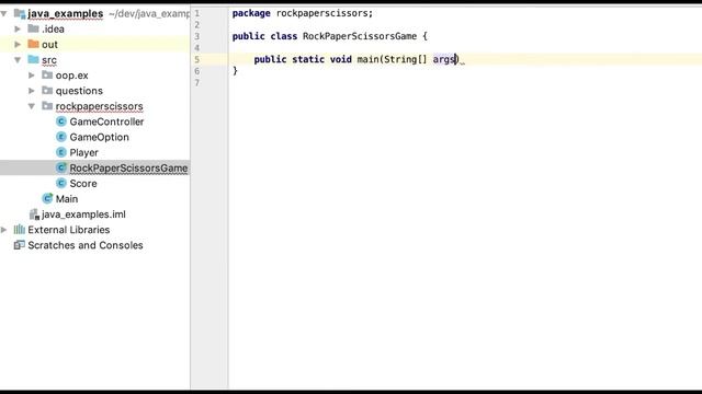 Rock Paper Scissors Game | Java OOP Project with source code смотреть онлайн