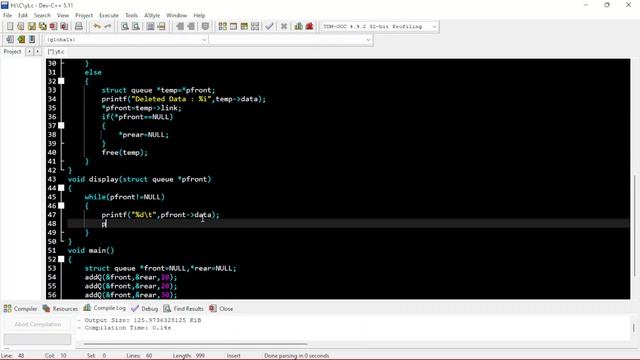Implementation of Queue through Linked List Part-3 смотреть онлайн