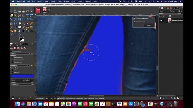 How to use foreground selection tool in Gimp | Tutorial 22 смотреть онлайн