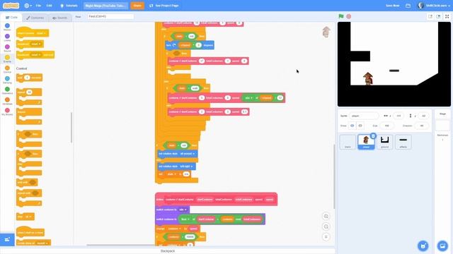 Scratch | Scrolling Platformer Tutorial (Ep2) смотреть онлайн