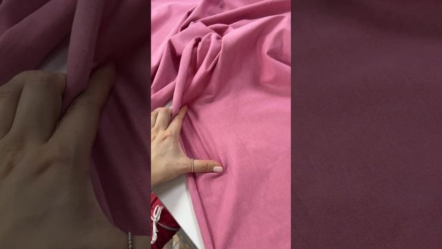 Ткань Трикотаж Хлопковый Alta Moda Цвет Розовый Италия смотреть онлайн