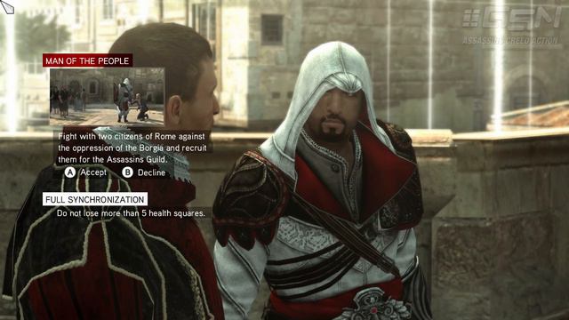 Assassin's Creed: Brotherhood - Sequence 4 - Mission 5 - Man of the People (100% Sync) смотреть онлайн