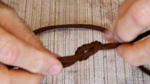 Как завязать узел для браслета на резинке