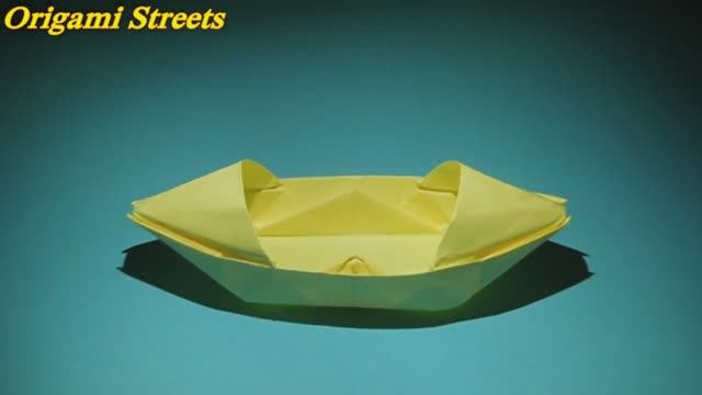 Как сделать лодку из бумаги. Оригами лодка, каноэ.mp4 смотреть онлайн