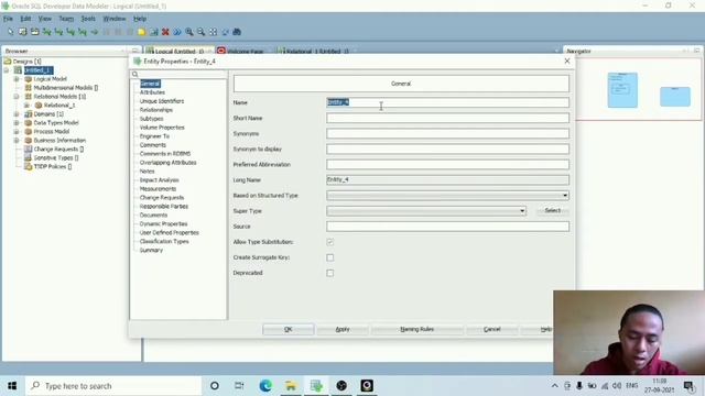 penerapan supertype dan subtype menggunakan aplikasi Oracle data modeler смотреть онлайн