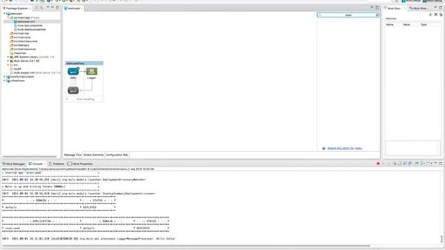 Mule ESB Example Webserver with Jetty смотреть онлайн