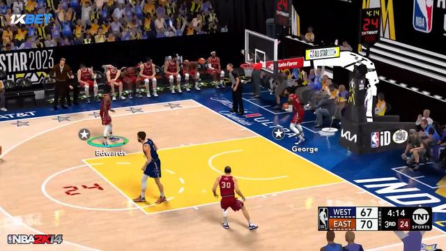 WEST vs EAST | NBA ALLSTAR GAME on NBA 2K14 | GAME HIGHLIGHTS 2024 смотреть онлайн
