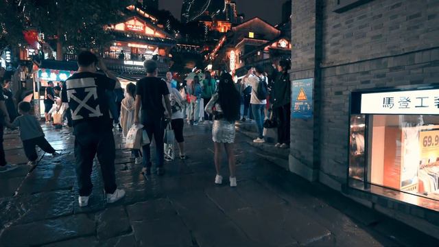 4kHDR｜Follow my lens and step into china Chongqing's Shiba Ties｜chinawalk｜citywalk｜china travel смотреть онлайн