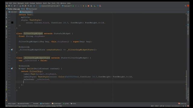 Flutter Tutorial - Flutter FilterChip and ChoiceChip смотреть онлайн