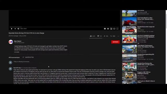 Hyundai Kona EV review, Part 1 of 2 (mileage) смотреть онлайн