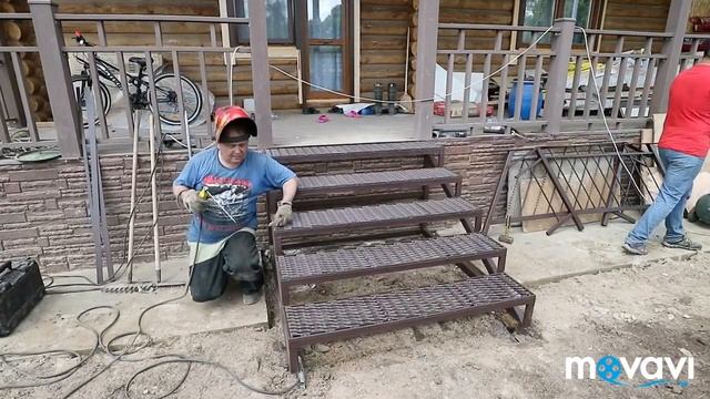Металлическое крыльцо на винтовых сваях смотреть онлайн