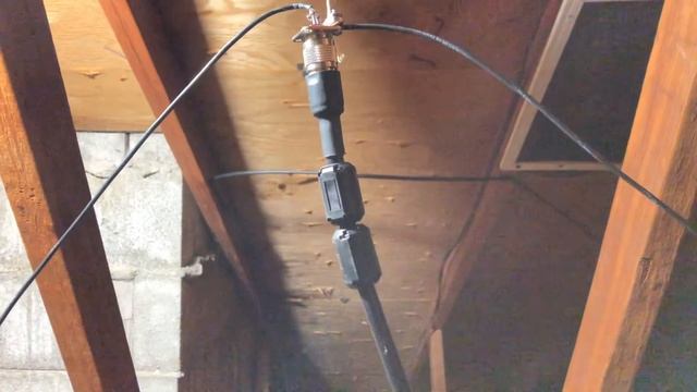 2 meter inverted V antenna. смотреть онлайн