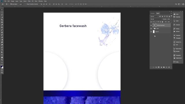 How to design Product Packaging label in Photoshop CC || Face Wash Label Design смотреть онлайн