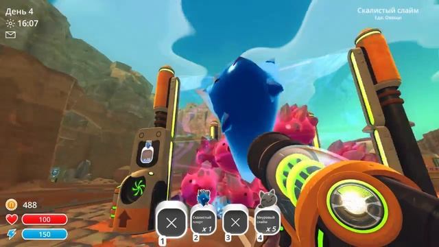 УБИЛ СЛАЙМА ( ФЕРМА СЛИЗНЕЙ ) ► Прохождение Slime Rancher на русском! #2 смотреть онлайн