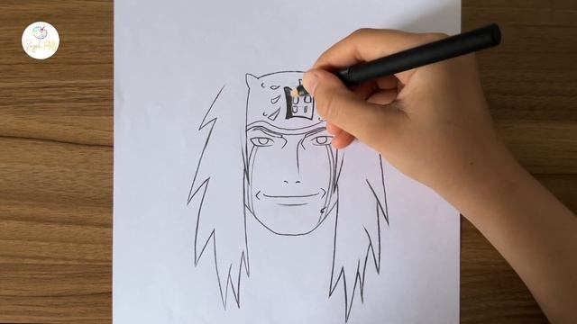 How to draw Jiraiya step by step || How to draw anime || Easy drawing ideas for beginners смотреть онлайн