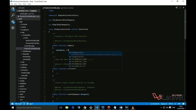 Retornando Json com o Laravel смотреть онлайн