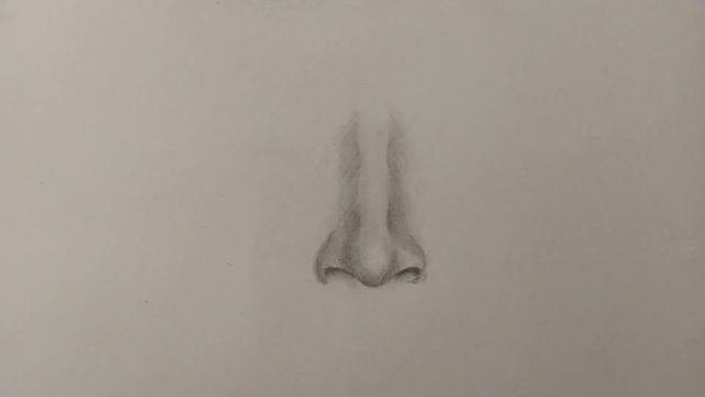 Как рисовать НОС легко для начинающих #how to draw nose смотреть онлайн