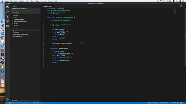 Unity Admob Banner Ads Tutorial смотреть онлайн