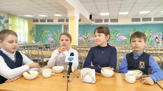 Ученики 3 «Б» класса сделали обзор на школьный завтрак смотреть онлайн