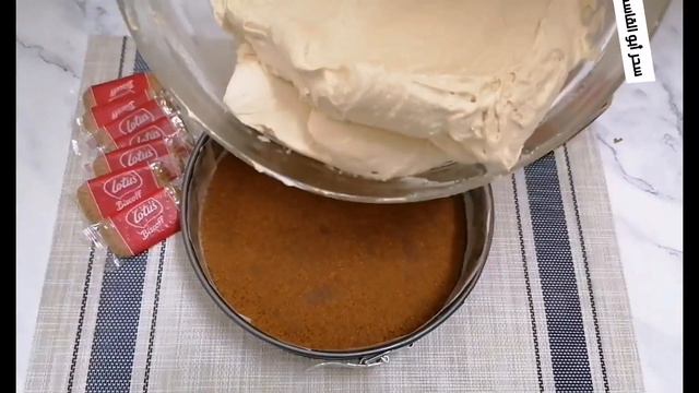 أطيب تشيز كيك لوتس ب٥ مكونات فقط بدون فرن ولا جيلاتين كريمية وناعمة ولذيذذذذذة 😍😋 смотреть онлайн